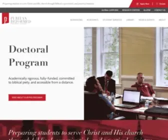 PRTS.edu(Puritan Reformed Theological Seminary) Screenshot