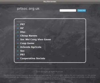 PRtsoc.org.uk(Parish) Screenshot