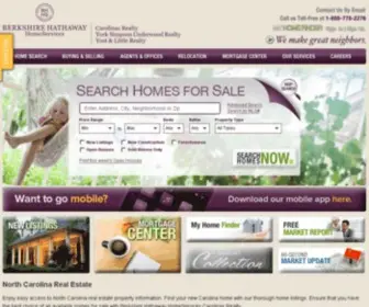 Prucarolinas.com(North Carolina Real Estate) Screenshot