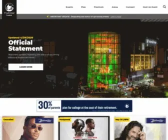 Prucenter.com(The Prudential Center team) Screenshot