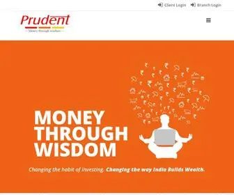 Prudentcorporate.com(Invest and Grow with Indias leading Mutual Fund Distrinbutor) Screenshot