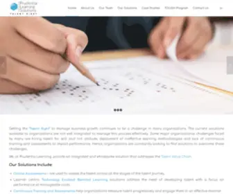 Prudentialearning.com(Welcome page) Screenshot