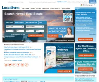 Prudentiallocations.com(Hawaii Real Estate) Screenshot
