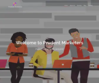 Prudentmarketers.com(Prudent Marketers) Screenshot