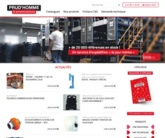 Prudhomme-Trans.com(Transmissions mécanique) Screenshot