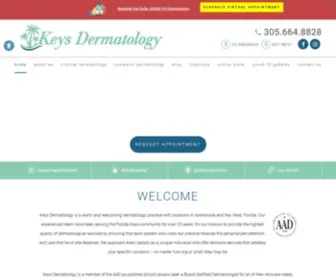 Pruettdermatology.com(Keys Dermatology) Screenshot