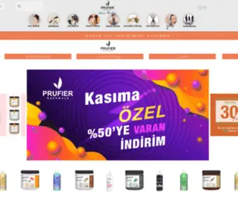Prufiernaturals.com(Doğal İçerikli Cilt Bakım ve Kozmetik Ürünler) Screenshot