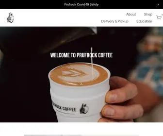 Prufrockcoffee.com(Serving great coffee and delicious food on Leather Lane since 2011) Screenshot