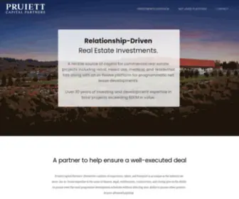 Pruiettcapital.com(Pruiett Capital Partners) Screenshot