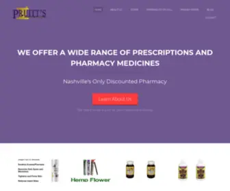 Pruittsdiscountpharmacy.com(Pruitts Discount Pharmacy) Screenshot