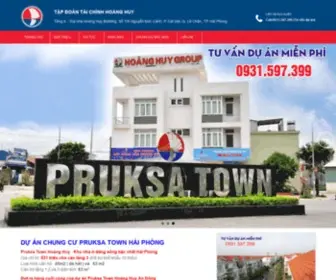 Pruksatownhaiphong.com(Website chính thức của chủ đầu tư Dự án Pruksa Town Hải Phòng) Screenshot