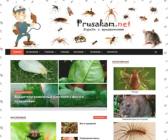 Prusakam.net(Борьба с вредителями и паразитами) Screenshot