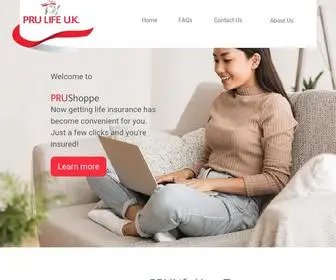 Prushoppe.com(Life Insurance Made Convenient) Screenshot