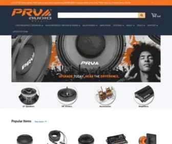 Prvaudio.com(PRV Audio Pro Audio Loudspeakers) Screenshot