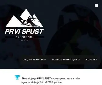 Prvispust.com(Prvi Spust SKI) Screenshot