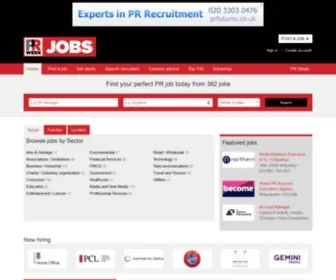 Prweekjobs.co.uk(PR Jobs) Screenshot