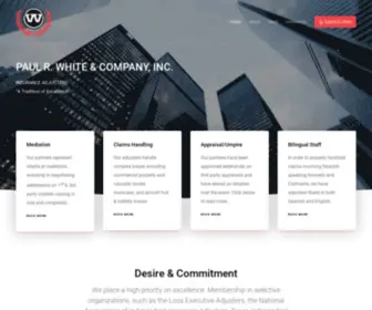 PRwhite.com(WHITE & COMPANY) Screenshot