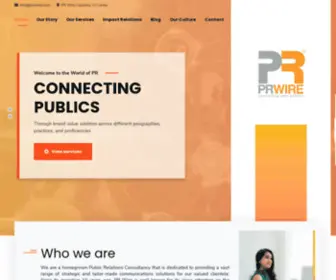 Prwiresl.com(PR Consultancy in Sri Lanka) Screenshot