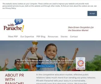 Prwithpanache.com(Data-Driven Storytellers) Screenshot