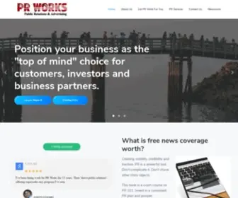 PrworkZone.com(PR Works) Screenshot