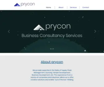 PRycon.co.in(Business Consultation Services) Screenshot