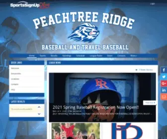 Pryaabaseball.com(Baseball and Travel Baseball) Screenshot