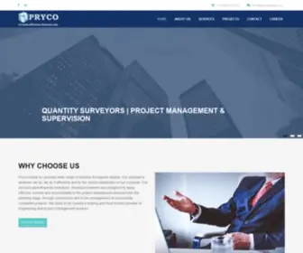 PRycoGlobal.com(Construction Project Management) Screenshot