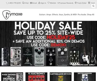 PRymaxe.com(Huge selection of Guitars) Screenshot