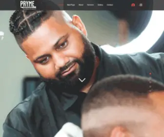 PRymebarbers.com(Pryme) Screenshot