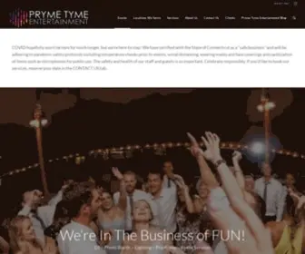 PRymetymeentertainment.net(CT Wedding DJ) Screenshot