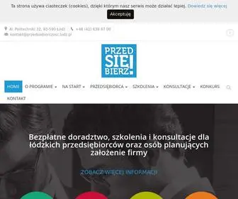 Przedsiebiorczosc.lodz.pl(Przedsiębierz) Screenshot