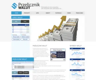 Przelicznikwalut.com(Przelicznik walut to strona poświęcona finansom) Screenshot