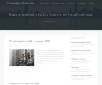 Przemyslawkwiecien.pl(Przemysław) Screenshot