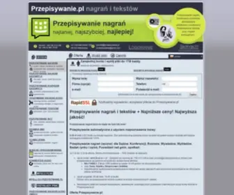 Przepisywanie.pl(Nagrań) Screenshot