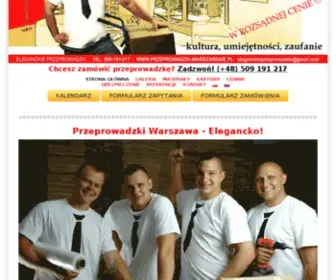 Przeprowadzki-Warszawskie.pl(Przeprowadzki Warszawa Tanio Cennik) Screenshot