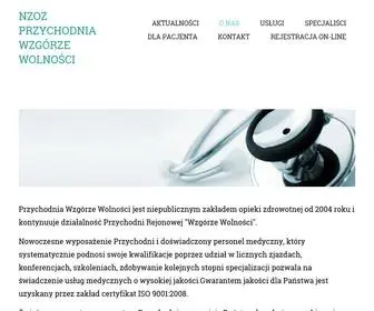 PRZYchodniawzgorzewolnosci.com(O NAS) Screenshot