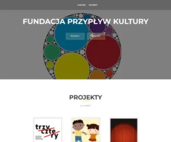 PRZYPLYwkultury.pl(Fundacja) Screenshot
