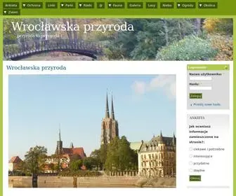 PRZyroda.wroclaw.pl(Wrocław) Screenshot