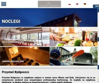 PRZYstanbydgoszcz.pl(Hotel, wypożyczalnia sprzętu turystycznego, catering, konferencje) Screenshot