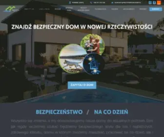 PRZYstanpodlasem.pl(Domy) Screenshot