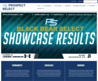 PS-Baseball.com(Prospect Select Baseball) Screenshot