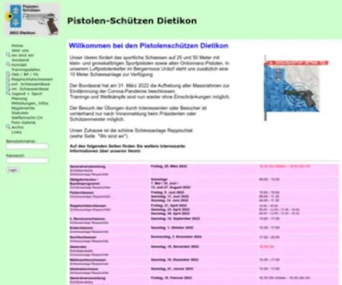 PS-Dietikon.ch(PS Dietikon) Screenshot