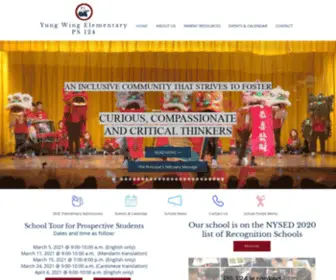 PS124M.org(PS 124 The Yung Wing School) Screenshot