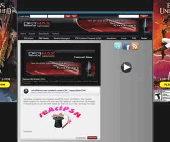 PS3Hax.net(Playstation 3 (PS3) Hacking and Modding Community) Screenshot