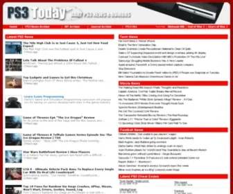 PS3Today.com(Sony PS3 News) Screenshot
