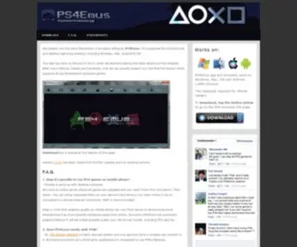 PS4Emus.net(PS4 Emulator for Windows) Screenshot