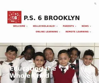 PS6Brooklyn.org(Educating the Whole Child) Screenshot