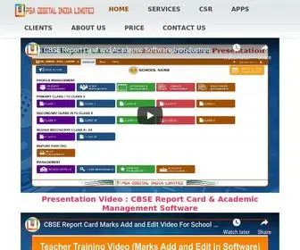 Psadigitalindia.com(CBSE Report Card Software 2019) Screenshot