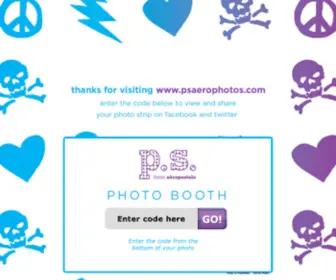 Psaerophotos.com(Enter the Code on Your Photo) Screenshot