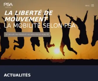 Psa.fr(Constructeur automobile mondial) Screenshot
